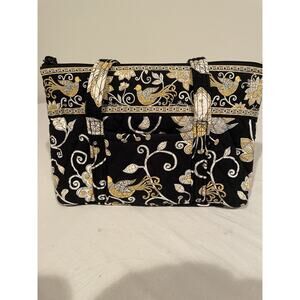 Vera Bradley Yellow Bird Shoulder Bag Purse Small Tote Butter Yellow Retired